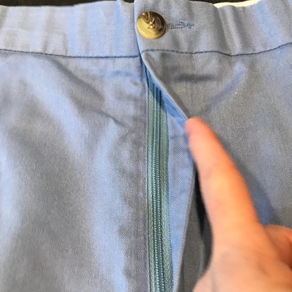 Men's Haband Fit-Forever blue flat front khaki chino shorts size 46 - Picture 7 of 11